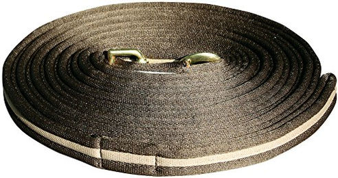 Produktbild von Harry's Horse Longeerlijn Soft 8m für Pferde in Beige-Braun-Schwarz - 8 m