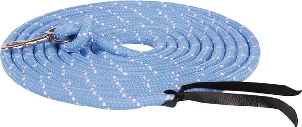 Harry's Horse Longierleine für Pferdearbeit aus Polypropylen in Blau-Weiß – Bild 1 von 1