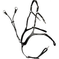 Produktbild von Harry's Horse Luxus-Vorderzeug Deluxe für Pferde aus Leder in Schwarz