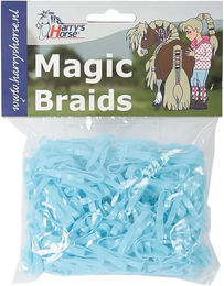 Produktbild von Harry's Horse Magic Braids Elastische Bandage für Pferde Blau - 10 x 500 Stk.