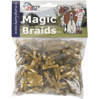 Produktbild von Harry's Horse Magic Braids Elastische Bandagen für Pferde in Gold - 10 x 500 Stk.