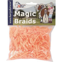 Produktbild von Harry's Horse Magic Braids Elastische Bandagen für Pferde Orange - 10 x 500 Stk.