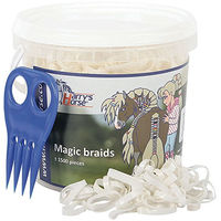 Produktbild von Harry's Horse Magic Braids Mähnengummi Weiß - 1 l
