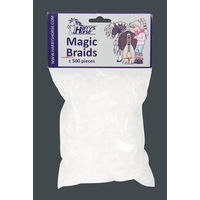 Produktbild von Harry's Horse Mähnengummis für Pferde 500 Stück im Beutel transparent