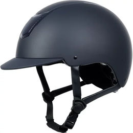 Produktbild von Harry's Horse Matterhorn Reithelm Unisex Matt Blau Schwarz 53/55 cm