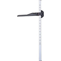 Produktbild von Harry's Horse Meetstok Mini Messlatte aus Aluminium 100cm Schwarz Silber