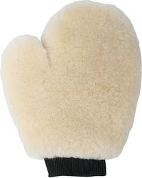 Harry's Horse Merino Polierhandschuhe aus Wolle in Beige – Bild 1 von 2