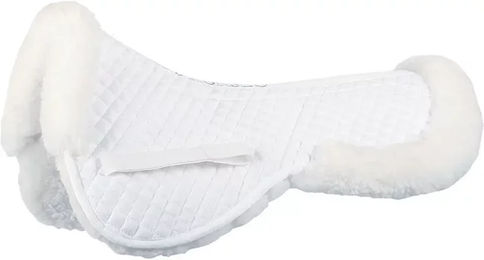 Produktbild von Harry's Horse Merino-Sattelpad Full aus Wolle in Weiß für Warmblut