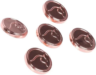 Produktbild von Harry's Horse Metallknopf 17 mm in Rosa oder Gold
