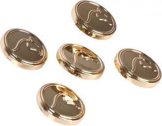 Produktbild von Harry's Horse Metallknopf Gold 17 mm