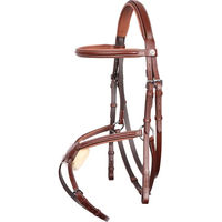 Produktbild von Harry's Horse Mexicaans Reittrense für Ponys aus Leder in Braun
