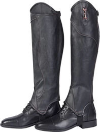 Produktbild von Harry's Horse Minichaps Netz aus Kunstleder Schwarz Gold Unisex Größe S