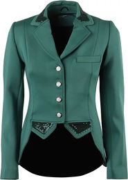 Produktbild von Harry's Horse Montpellier Wettkampfjacke für Damen aus Leder in Grün Größe XS