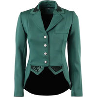 Produktbild von Harry's Horse Montpellier Wettkampfjacke für Damen aus Leder in Grün Größe XS