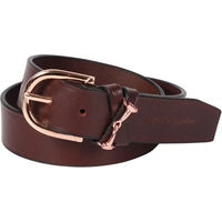 Produktbild von Harry's Horse Montreal Turnierpolo mit langen Ärmeln für Damen in Weiß und Braun