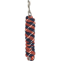 Produktbild von Harry's Horse Mounty-Longe mit Karabinerhaken 2m Navy-Orange-Weiß - 2 m