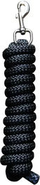 Produktbild von Harry's Horse Mounty-Longe mit Karabinerhaken aus Kunststoff in Schwarz - 2,5 m