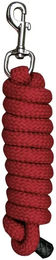 Harry's Horse Mounty-Longe mit silberfarbenem Karabinerhaken in Bordeaux Rot 2m - 2 m – Bild 1 von 2