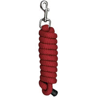 Produktbild von Harry's Horse Mounty-Longe mit silberfarbenem Karabinerhaken in Bordeaux Rot 2m - 2 m