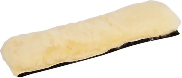 Harry's Horse Neusriembeschermer aus Merino-Wolle in Beige – Bild 1 von 4