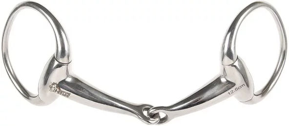 Produktbild von Harry's Horse Olive Gebiss für Pferde einfach gebrochen aus Edelstahl 18 mm