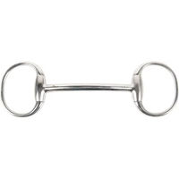 Produktbild von Harry's Horse Olive Gebiss für Pferde mit gebogenem Schaft aus Edelstahl in Silber