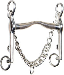 Produktbild von Harry's Horse Optimum Pferdehalftriemen aus Edelstahl mit silbernen Beschlägen