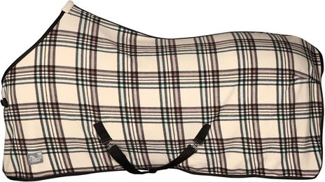 Produktbild von Harry's Horse Outdoor-Pferdedecke aus Fleece in Beige und Bunt