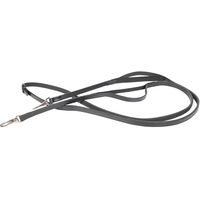 Produktbild von Harry's Horse Pferde-Zügel aus Leder mit elastischen Doppelgummis Schwarz Full