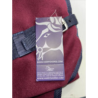 Produktbild von Harry's Horse Pferdefleece-Decke Bordeaux Rot 195 cm