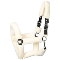 Produktbild von Harry's Horse Pferdehalfter Teddy Plüsch Weiß Größe Full