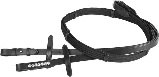 Produktbild von Harry's Horse Pferdezügel Crystal aus Leder in Schwarz