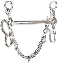 Produktbild von Harry's Horse Postkandare mit festen Seitenteilen aus Edelstahl in Silber 12mm Größe 11.5