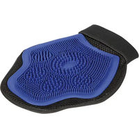 Produktbild von Harry's Horse Putzhandschuhe Duo aus Silikon Blau für Pferde