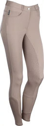 Produktbild von Harry's Horse Redwood Full Grip Reithose für Damen in Beige mit Kunstleder