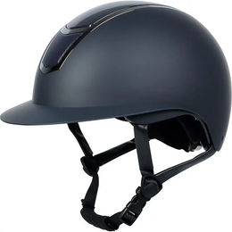 Produktbild von Harry's Horse Reithelm Mont Blanc glossy Unisex Blau Grau 59/61 cm