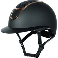 Produktbild von Harry's Horse Reithelm Mont Blanc Sparkle Schwarz-Rosegold Größe 56-58