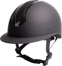 Produktbild von Harry's Horse Reithelm Pro F1 Mat Sparkle Schwarz Unisex Größe L