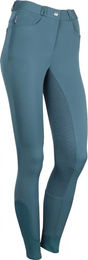 Produktbild von Harry's Horse Reithose Legging für Damen aus Kunstleder in Rot und Blau Größe 38