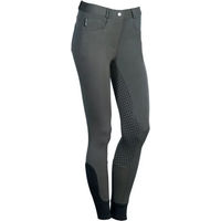 Produktbild von Harry's Horse Reithose Redwood Full Grip für Damen in Grau mit Kunstleder