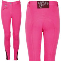 Produktbild von Harry's Horse Reithose Youngrider für Kinder in Rosa Größe 152 wasserdicht