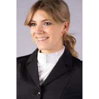 Produktbild von Harry's Horse Reitkrawatte Plastron für Damen in Silber und Rosa Galaxy