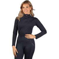 Produktbild von Harry's Horse Reitshirt Damen Langarm Blau oder Schwarz XS