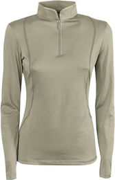 Produktbild von Harry's Horse Reitshirt Damen Trendy Jackie aus Polyester in Grün und Beige Größe XXL