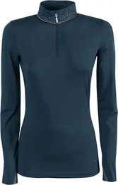 Produktbild von Harry's Horse Reitshirt Damen Trendy Jamie Blau 3XL aus Polyester
