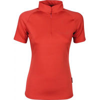 Produktbild von Harry's Horse Reitshirt Turanga für Damen Sommer Polyester XL Orange Rot