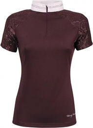 Produktbild von Harry's Horse Reitshirt Venice für Damen in Weiß und Rot aus Polyester Größe S