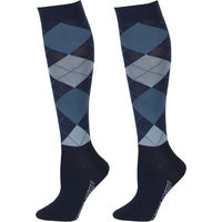 Produktbild von Harry's Horse Reitsocken Argyle Blau Unisex Größe 39/42