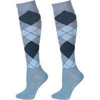 Produktbild von Harry's Horse Reitsocken Argyle Blau Unisex Größe 39/42