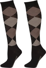 Harry's Horse Reitsocken Argyle Unisex Schwarz Größe 35/38 – Bild 1 von 1